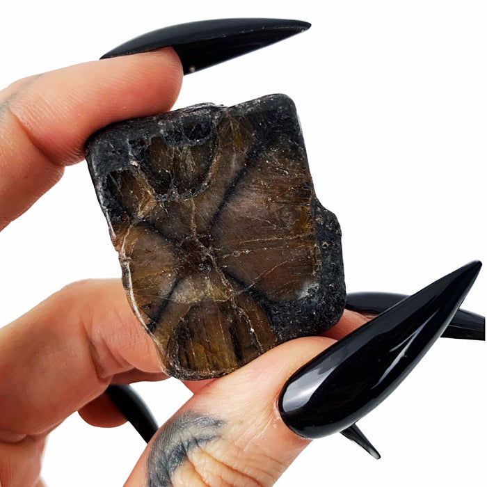 Witches' Cross Pocket Pebble (Raw)