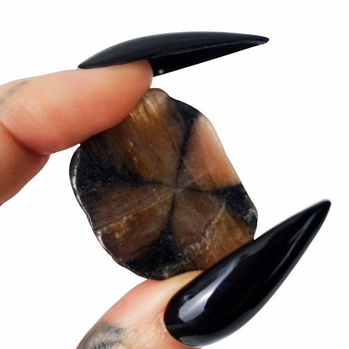 Witches' Cross Pocket Pebble (Raw)