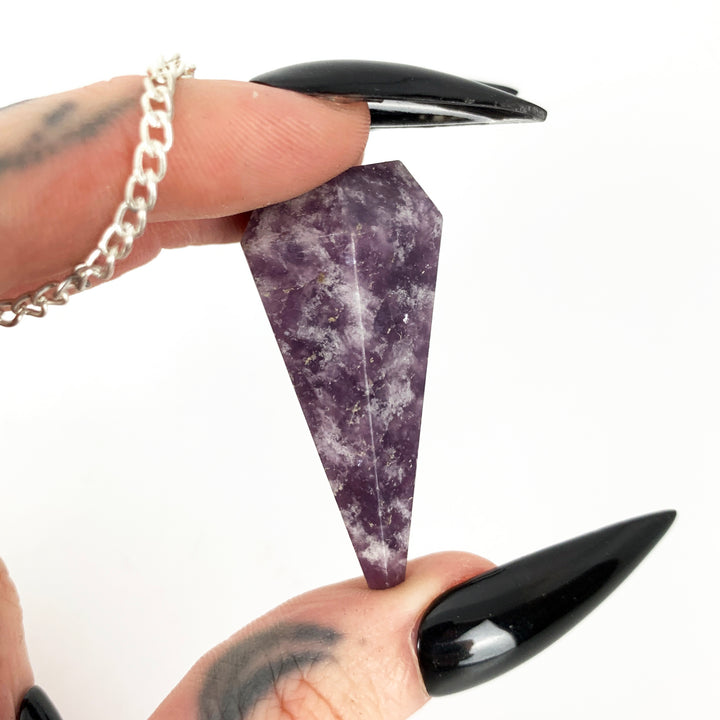 Pendulum: Lepidolite