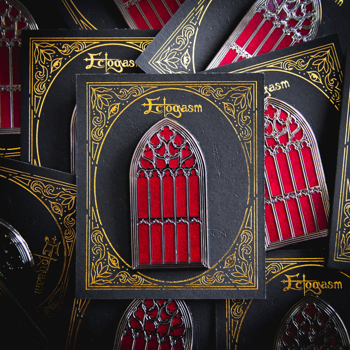Saint Giles Cathedral Gothic Window Enamel Pin by Ectogasm