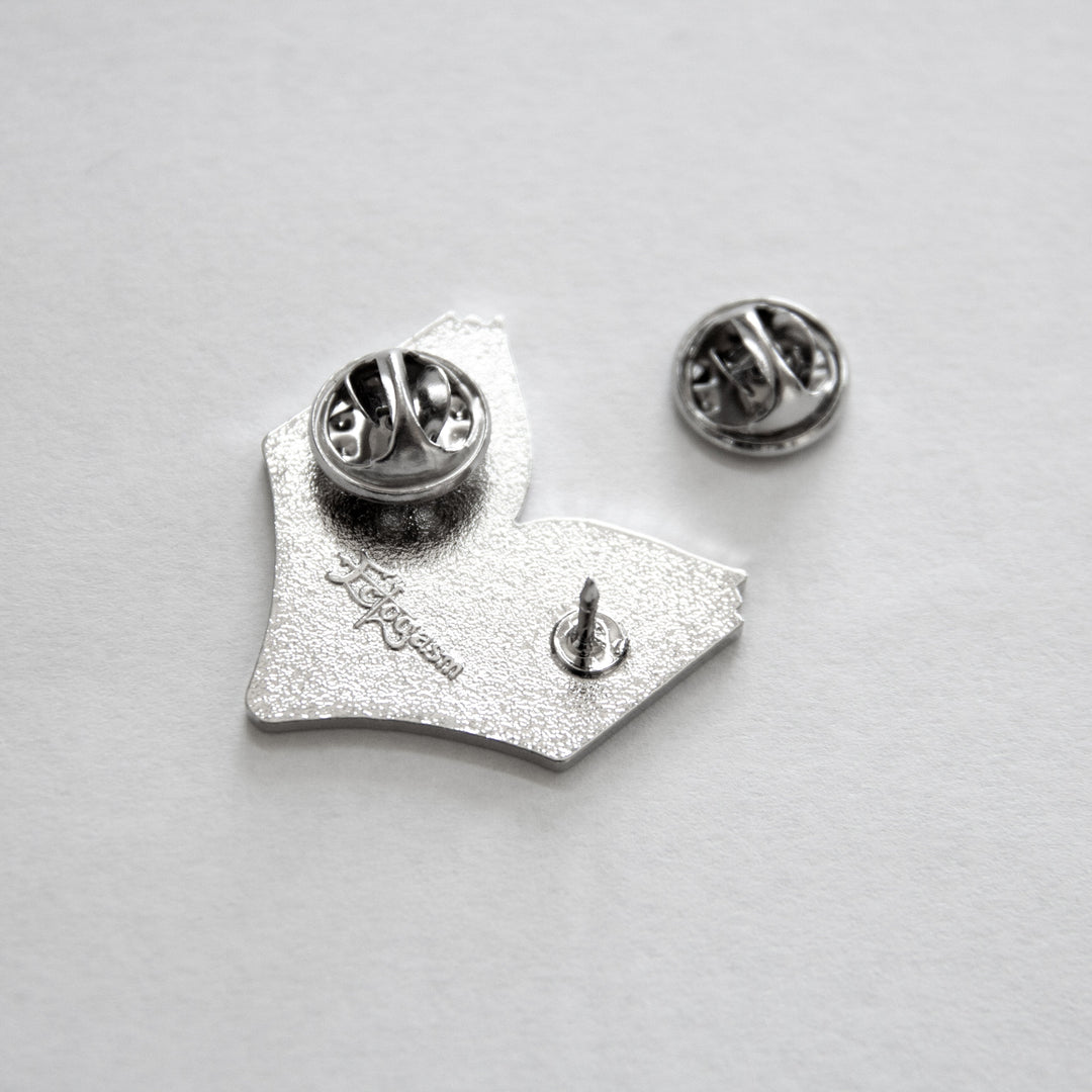 Open Book Collar Pins by Ectogasm