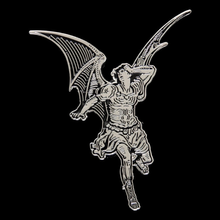 Gustave Dore Lucifer Enamel Pin